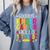 Goodbye Kinder Garten Hello 1st Grade Graduation 2024 Comfort Colors Sweatshirt Blue Jean
