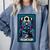 Gothic Girl Tarot Card Introverted Reader And Reading Comfort Colors Sweatshirt Blue Jean