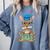 Graduate Kangaroo Class Of 2025 Kids Graduation Comfort Colors Sweatshirt Blue Jean