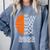 Graduate Senior Class 2022 Graduation Basketball Player Comfort Colors Sweatshirt Blue Jean