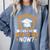 I Graduated Can I Go Back To Bed Now Graduation Comfort Colors Sweatshirt Blue Jean