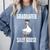 Graduated Silly Goose Student Graduation 2026 Grad Comfort Colors Sweatshirt Blue Jean
