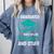 I Graduated Smart Graduation Student College University Comfort Colors Sweatshirt Blue Jean