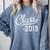 Graduation For Her Him 2019 Class Comfort Colors Sweatshirt Blue Jean