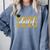 Graduation 2023 Class Of 2023 Comfort Colors Sweatshirt Blue Jean