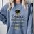 Graduation 2025 Degree Unlocked Adulting Still Loading Comfort Colors Sweatshirt Blue Jean