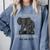 Graduation Apparel How To Eat Elephant One Bite At A Time Comfort Colors Sweatshirt Blue Jean