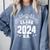 Graduation BS Class Of 2024 Grad Congratulations Graduate Comfort Colors Sweatshirt Blue Jean