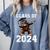 Graduation Class Of 2024 Bigfoot Graduated Seniors 2024 Comfort Colors Sweatshirt Blue Jean