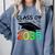 Graduation Class Of 2035 Hand Prints Space Pre-K -12th Grade Comfort Colors Sweatshirt Blue Jean