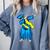 Graduation Dabbing 2018 Graduate Comfort Colors Sweatshirt Blue Jean