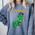 Graduation Dinosaur Smarty Saurus Rex Diploma Dinosaur Comfort Colors Sweatshirt Blue Jean