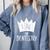Graduation King Of Dentistry Dentist Or Hygienist Comfort Colors Sweatshirt Blue Jean