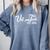 Graduation For New Vet Techs Established 2019 Comfort Colors Sweatshirt Blue Jean