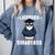 Graduation Penguin Licensed Smartass Graduate Comfort Colors Sweatshirt Blue Jean