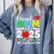 Graduation Proud Mom Of 2025 Kindergarten Graduate Comfort Colors Sweatshirt Blue Jean