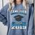 Graduation Shirt Class Of 2019 High School College Comfort Colors Sweatshirt Blue Jean