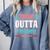 Graduation Shirt Straight Outta Preschool Class Of 2018 Tee Comfort Colors Sweatshirt Blue Jean