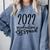 Graduation Squad Class Of 2022 Comfort Colors Sweatshirt Blue Jean