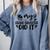 My Granddaughter Did It Graduation Graduated Proud Children Comfort Colors Sweatshirt Blue Jean