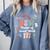 Groovy DSW Doctor Of Social Work Graduation DSW Graduate Comfort Colors Sweatshirt Blue Jean
