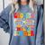 Groovy Goodbye 7th Grade Graduation Hello Summer Kids Comfort Colors Sweatshirt Blue Jean
