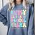 Groovy In My Last Day Of School Era Second Grade Graduation Comfort Colors Sweatshirt Blue Jean