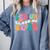Groovy Senior Class Of 2026 My Last First Day Graduation 26 Comfort Colors Sweatshirt Blue Jean