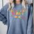 Gross Motor Promoter Physical Therapist Graduation Comfort Colors Sweatshirt Blue Jean