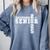 Gymnastics Senior Night Gymnastics Senior 2025 Graduation 2 Comfort Colors Sweatshirt Blue Jean