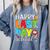 Happy Last Day Of School Teacher Student Graduation Comfort Colors Sweatshirt Blue Jean