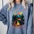 I Hate People Id Rather Be Camping Sarcastic Introvert Comfort Colors Sweatshirt Blue Jean