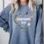 Heart Coast Guard Wife Coast Guard Graduation Wife USCG Wife Comfort Colors Sweatshirt Blue Jean