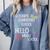 Hello Middle School Graduation Elementary School T-Shirt Comfort Colors Sweatshirt Blue Jean