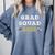 High School College Graduation Family Graduation Shirts Comfort Colors Sweatshirt Blue Jean