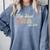 High School Grad 2023 Class Of 2023 Retro Graduation Done Comfort Colors Sweatshirt Blue Jean
