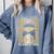 High School Graduate Queen Class Of 2021 Graduation Comfort Colors Sweatshirt Blue Jean