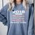 High School Graduation T Shirt College Graduation Comfort Colors Sweatshirt Blue Jean