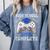 High School Level Complete Class Of 2025 Graduation Comfort Colors Sweatshirt Blue Jean