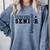 Hockey Senior Night Hockey Senior 2025 Graduation 32 Comfort Colors Sweatshirt Blue Jean