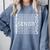 Hockey Senior Night Hockey Senior 2025 Graduation 38 Comfort Colors Sweatshirt Blue Jean