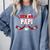 Hockey Senior Papi Graduation Class Of 2026 Kids Comfort Colors Sweatshirt Blue Jean