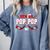 Hockey Senior Pop Pop Graduation Class Of 2026 Kids Comfort Colors Sweatshirt Blue Jean