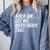 Hold On Let Me Overthink This Anxiety Introvert Person Comfort Colors Sweatshirt Blue Jean