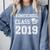 Homeschool Graduation Shirt Class Of 2019 T Shirt Comfort Colors Sweatshirt Blue Jean