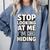 Humor For Introverts Stop Looking At Me I'm Hiding Graphic Comfort Colors Sweatshirt Blue Jean