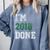 I'm 2018 Done Senior Graduation T-Shirt Class 2018 Comfort Colors Sweatshirt Blue Jean