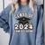 I'm Done With Class Of 2024 Graduation Done Class Of 2024 Comfort Colors Sweatshirt Blue Jean