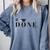 I'm Done College High School Graduation Senior Comfort Colors Sweatshirt Blue Jean