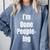 I'm Done People-Ing Introvert Humor Sarcastic Gamer Jokes Comfort Colors Sweatshirt Blue Jean I'm Done People-Ing Introvert Humor Sarcastic Gamer Jokes Comfort Colors Sweatshirt Blue Jean
